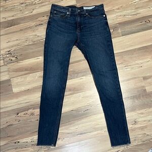 Rag & Bone Cate mid-rise skinny Indigo Denim Jeans